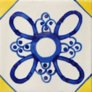 Mexican Handmade Tile Saturno 1051